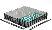 Vista 8 de Yes4All 24SQFT-120SQFT - Tapete de ejercicio de rompecabezas para gimnasio en casa, baldosas de espuma EVA entrelazadas con borde