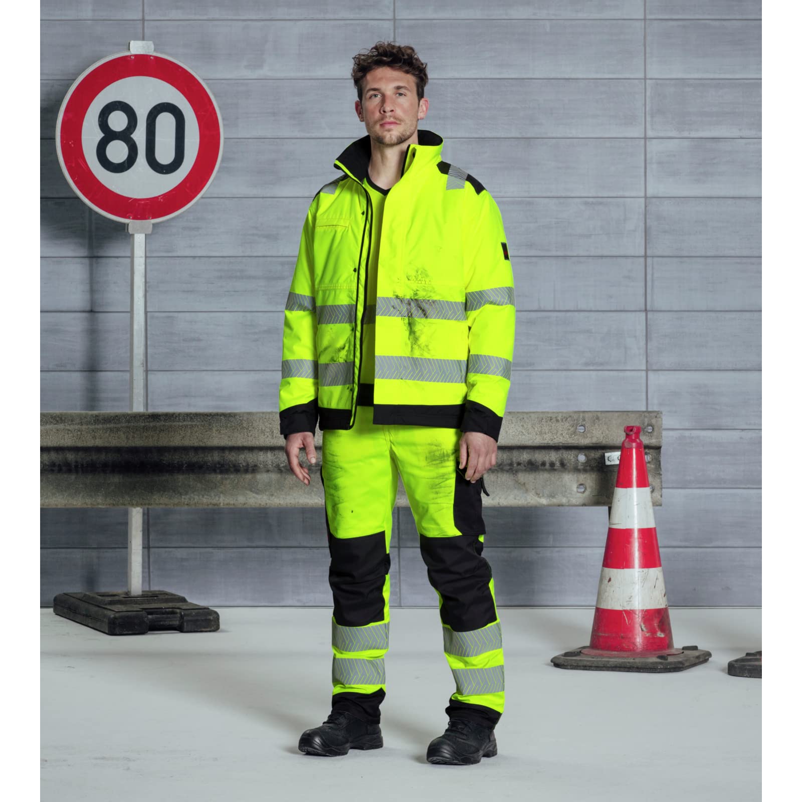 WüRTH MODYF Tee-Shirt de Travail Haute-visibilité Jaune Fluo