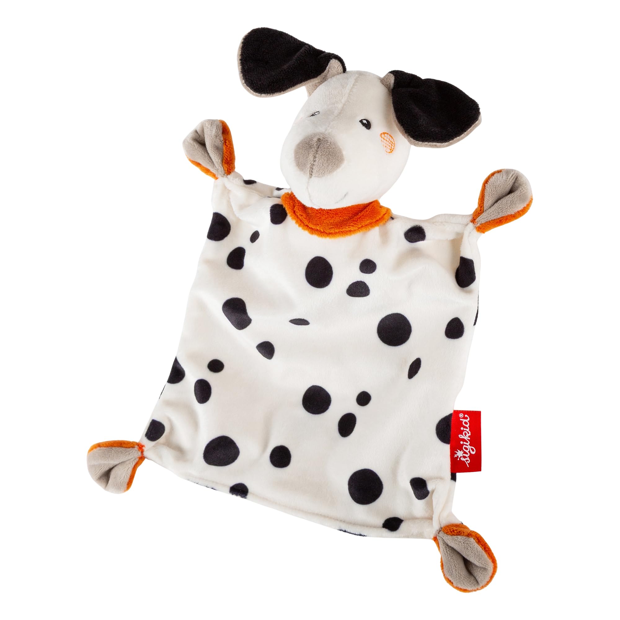 sigikid Dalmatian Cuddle Blanket, Dotson Baby Toy with Black and White Contrast Comforter, Comforter Blanket Gift for Babies from Birth