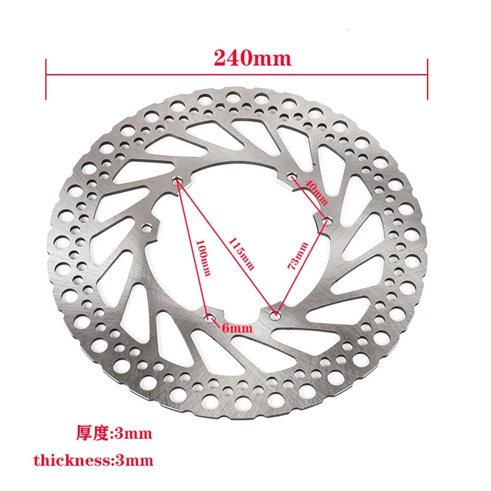 Do CR125 CR250 2002-2007 Tarcza Hamulcowa Tarcza hamulcowa 240 mm(Front)