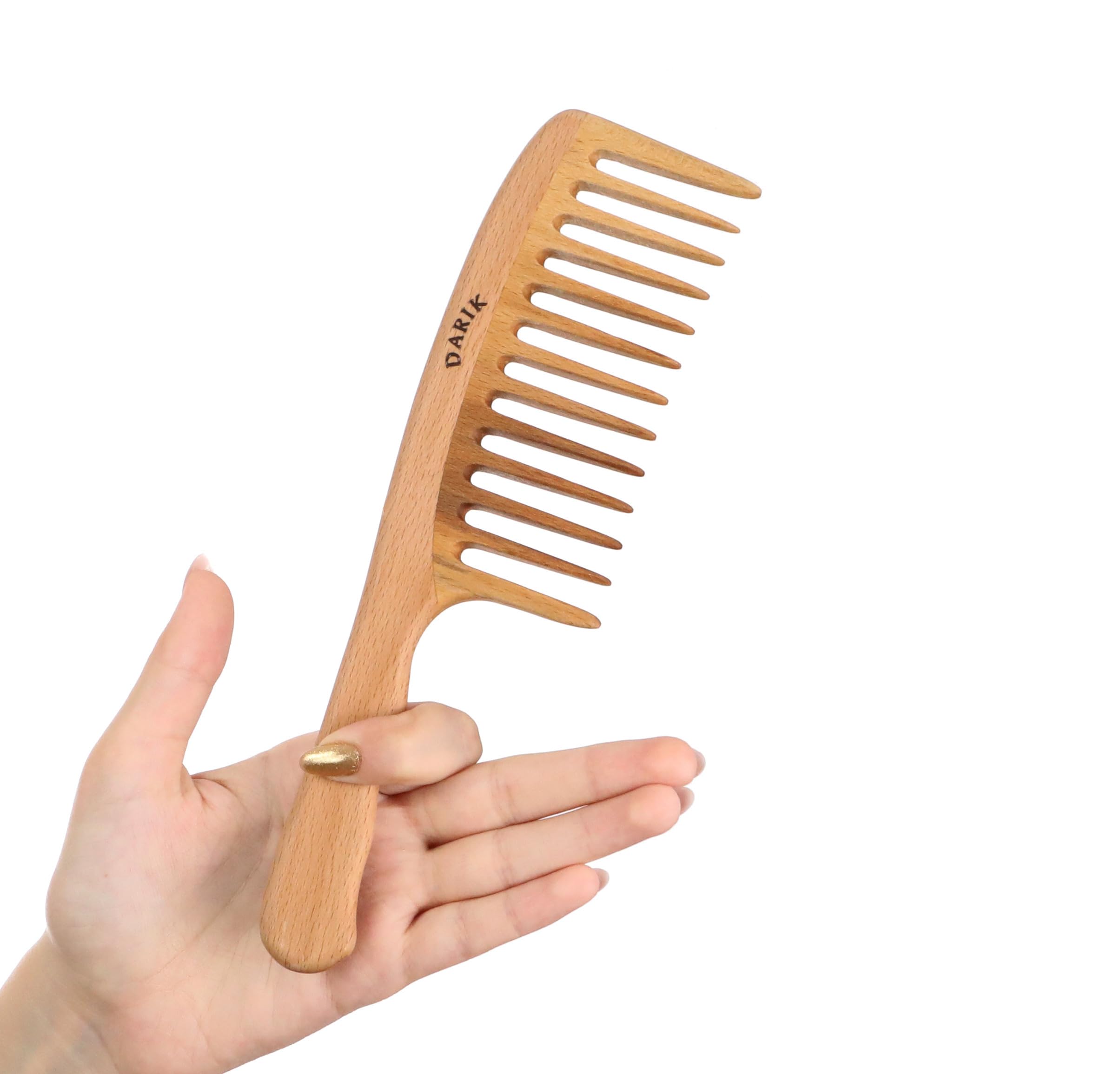 Cepillo Ancho de Madera para Cabello drewniany grzebień z szerokimi zębami, naturalna szczotka do włosów, styl vintage, drewniany grzebień do delikatnej stylizacji, antystatyczny grzebień do włosów