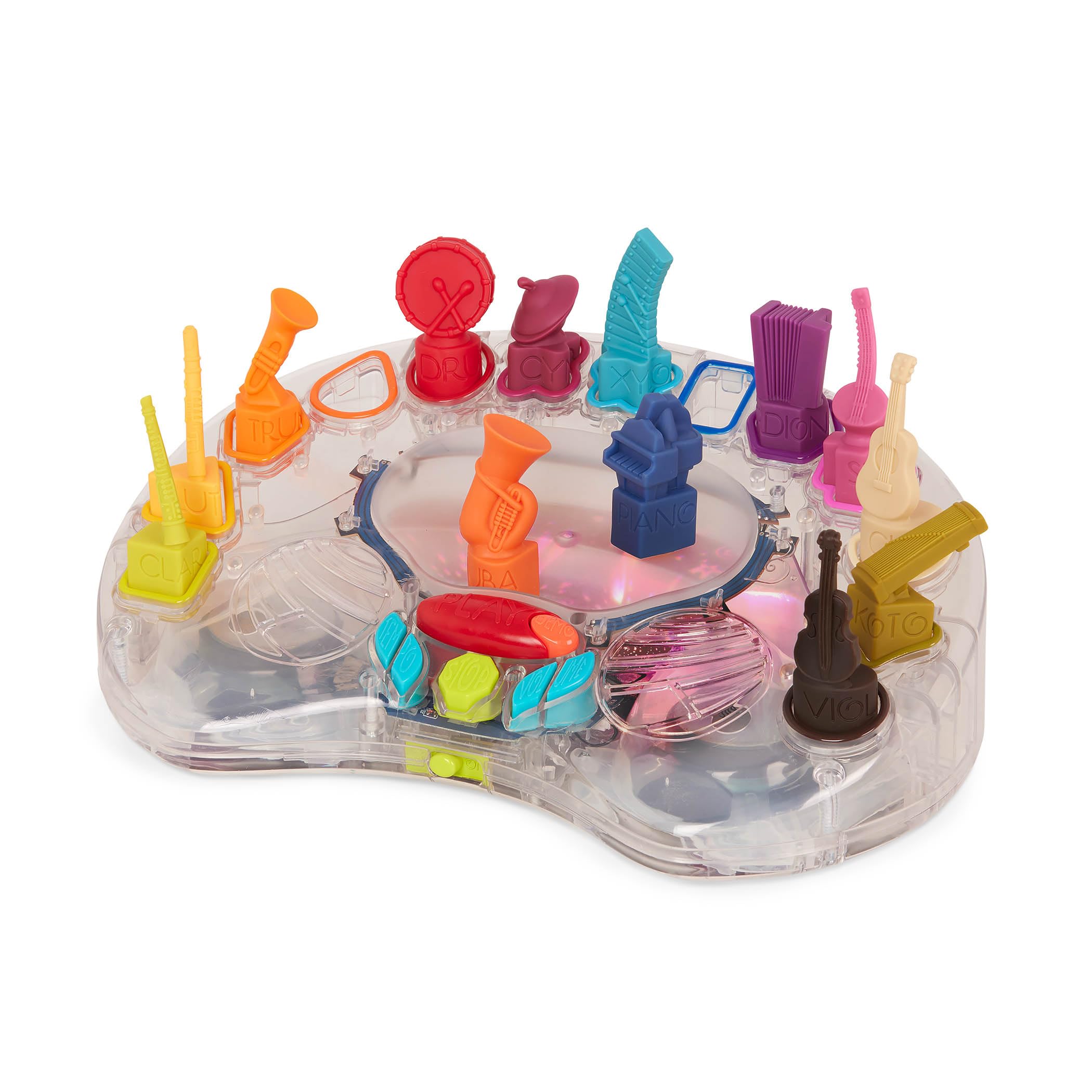 B. toys by Battat BX1120Z – B. Symphony Musical Orchestra für Kinder – 13 Musikinstrumente für Klassische Musik für Babys und Kinder – Interaktives Orchester Musik Spielzeug mit Licht und 15 Liedern