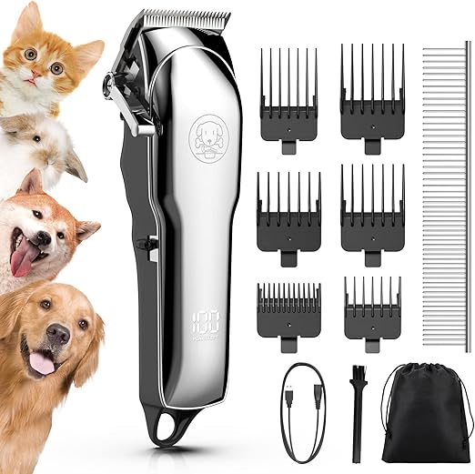HassoKon Dog Clippers for Thick Heavy Hair 7000RPM Power,Professional