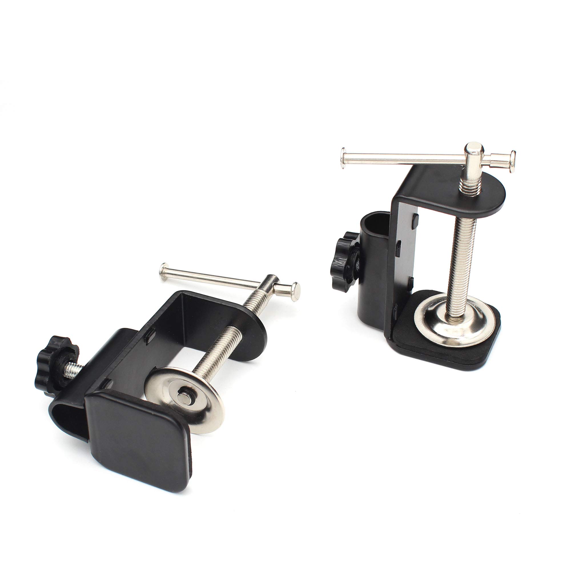 Anmeilexst 2 Pcs Adjustable Work Surface Mounting Bracket Retaining Clip, Small Equipment Cantilever Bracket