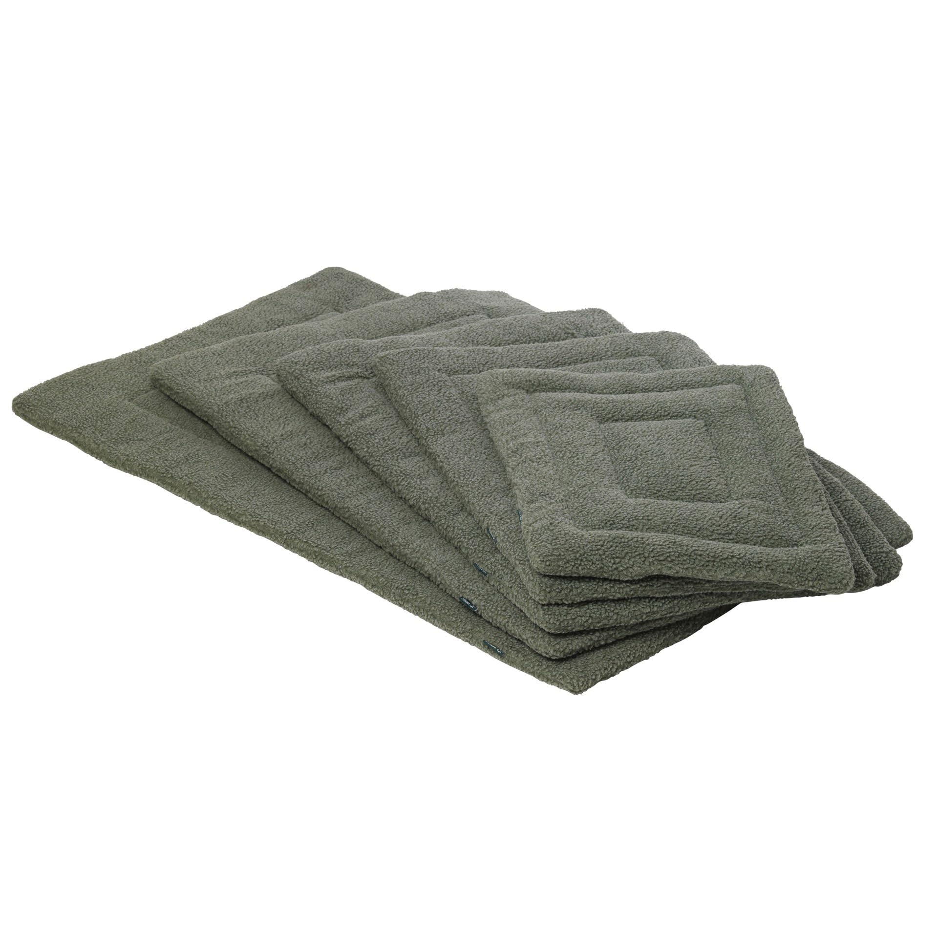 House of Paws Moss Berber Fleece Extra-Large Mat for Pets - Machine Washable, Insulating and Durable