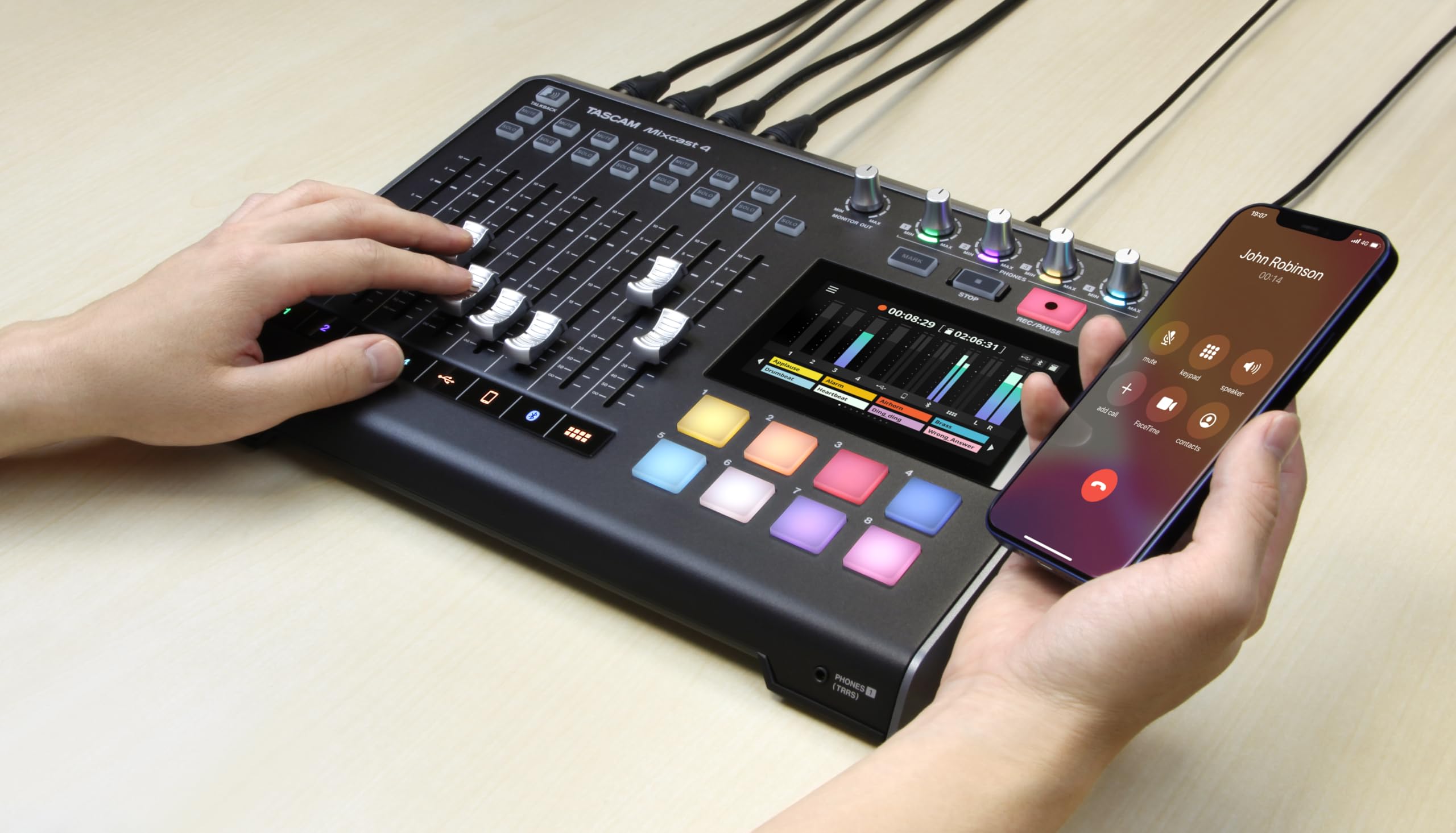 Amazon | TASCAM(タスカム) Mixcast 4 ポッドキャスト制作/USB  