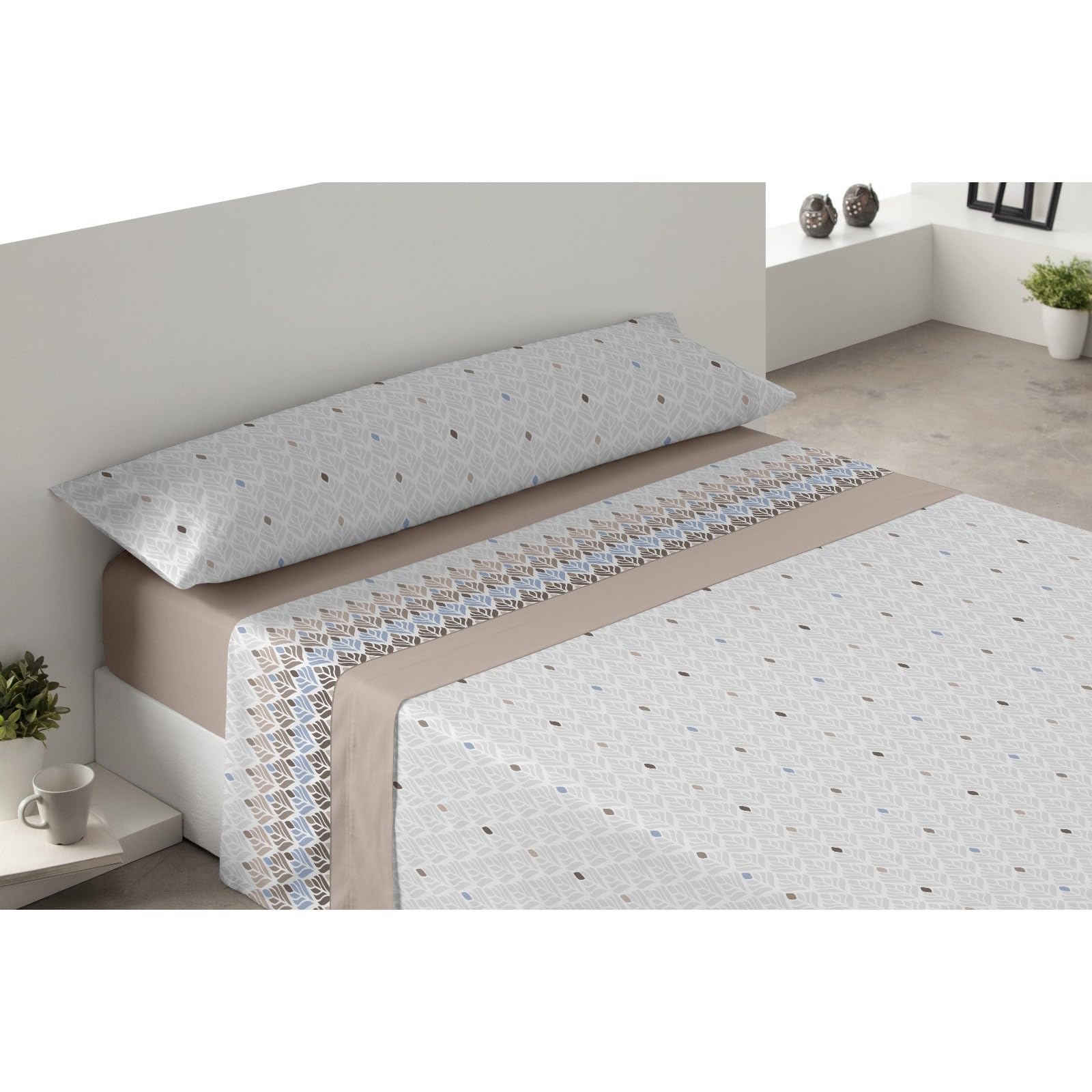 DECODEKO Juego de Sábanas Térmicas de Pirineo, 3 Piezas, Polar, Cálidas y Suaves, Individual y Matrimonio (Modelo 3, Cama 90)