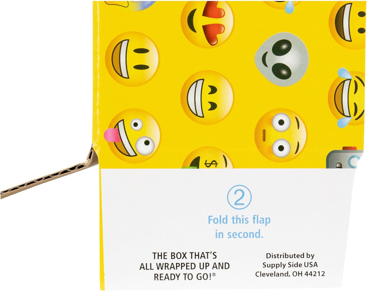 Decorative Shipping Boxes Decorated Gift Boxes For Mailing Birthday Gifts & Holiday Presents, 6 Pack of Everyday Shipping Boxes, Multiple Sizes and Designs, Social Faces, Small