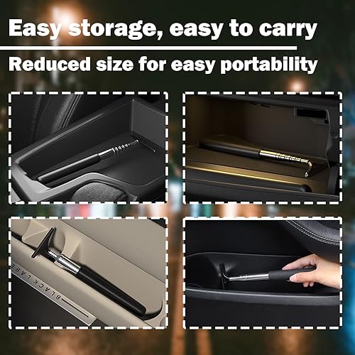 Miniatura 7 de Limpiador de espejo retrovisor para automóvil, escobilla retráctil de vidrio, limpiador de agua con varilla larga telescópica, herramienta de