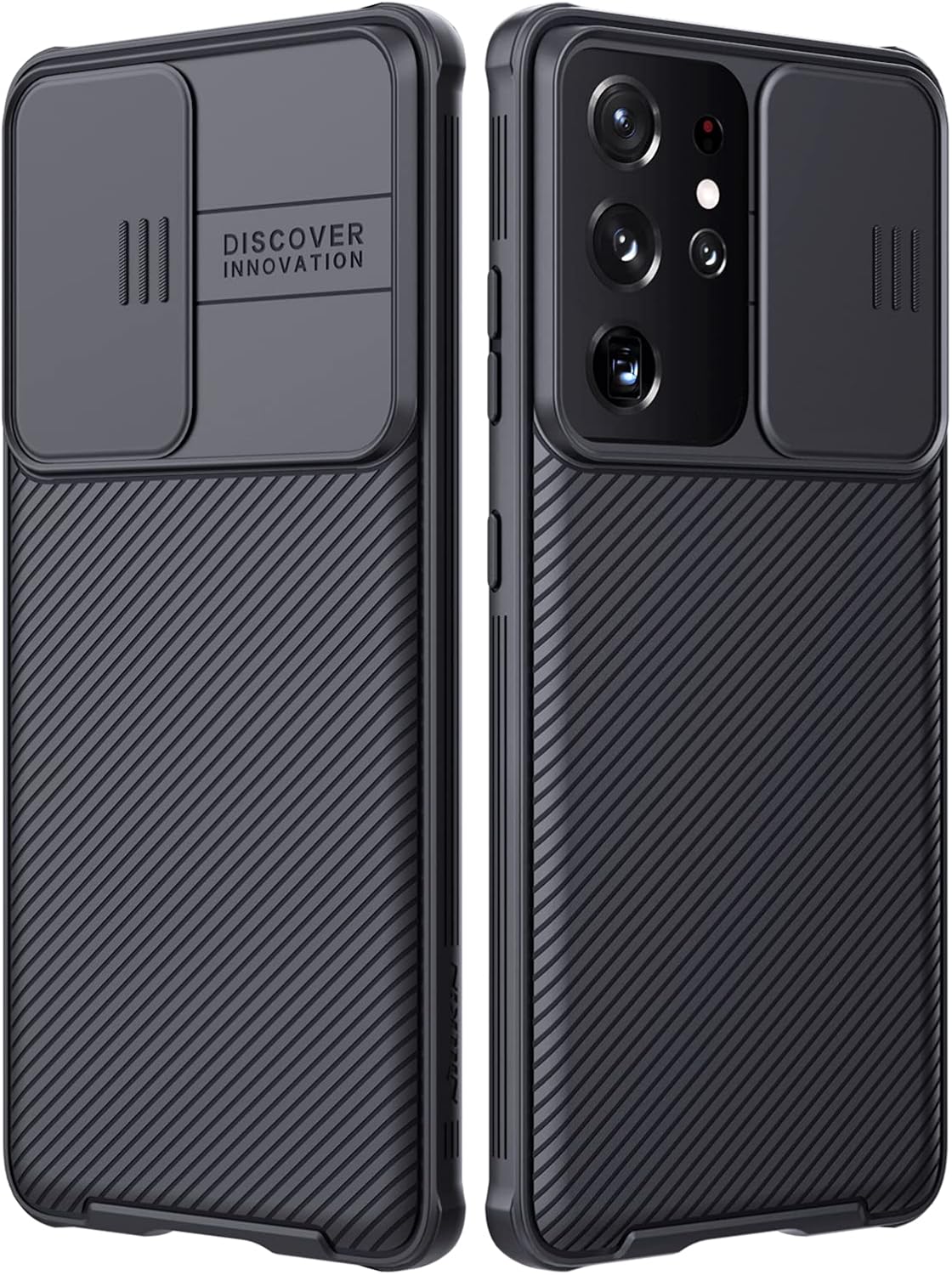 Nillkin S21 Ultra Phone Case 2021 for Samsung Galaxy S21 Ultra Case, CamShield Pro Case with Slide Camera Cover, Slim Protective Case for Samsung S21 Ultra 5g case (6.8 inch) (Black)