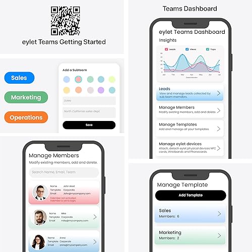Miniatura 8 de Tarjeta de visita digital, paquete de 2 unidades - Compartir contactos habilitados para NFC, sin aplicación o suscripción, tarjetas inteligentes