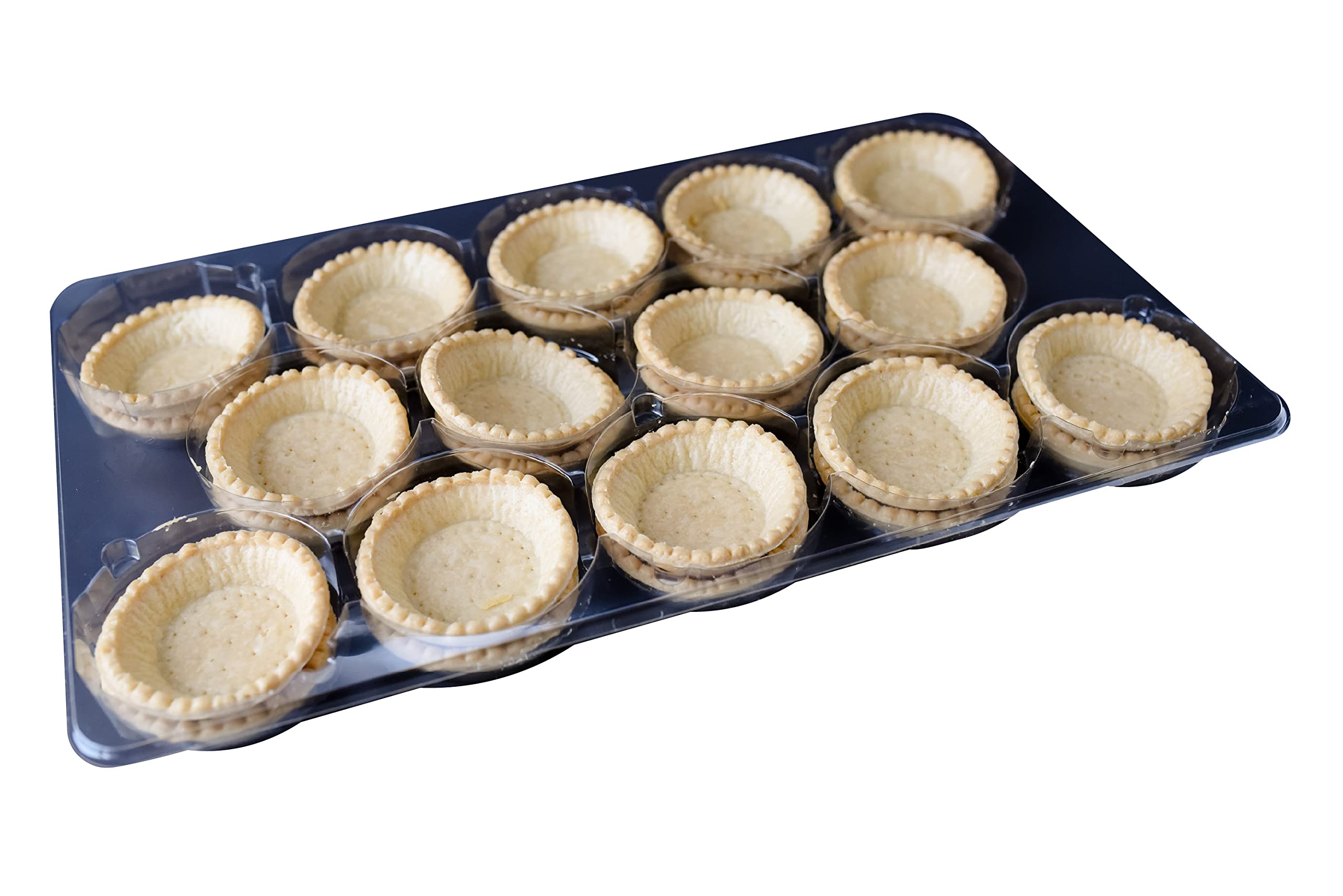 Hobbybäcker - Tartelettes aus Mürbeteig (28 Stück) - Fertig gebackene, runde Snack-Tartelettes