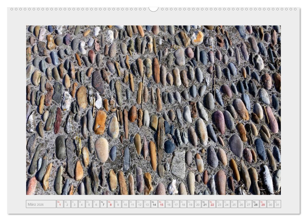 Die Kunst der Steine / 2026 (hochwertiger Premium Wandkalender 2026 DIN A2 quer), Kunstdruck in Hochglanz: Steine in der Natur sind Symbole für Geschichet und Geschichten (CALVENDO Natur)