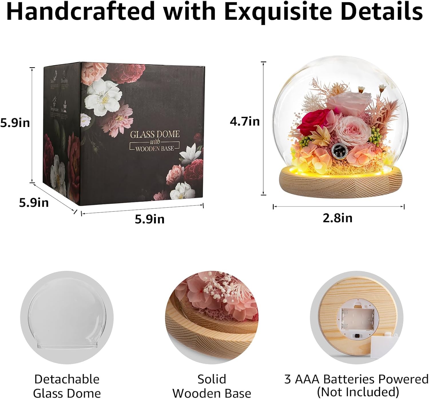 Mothers Day Roses Flowers Gifts for Mom, Grandma, Women, Wife, Daughter, Friends, Sister