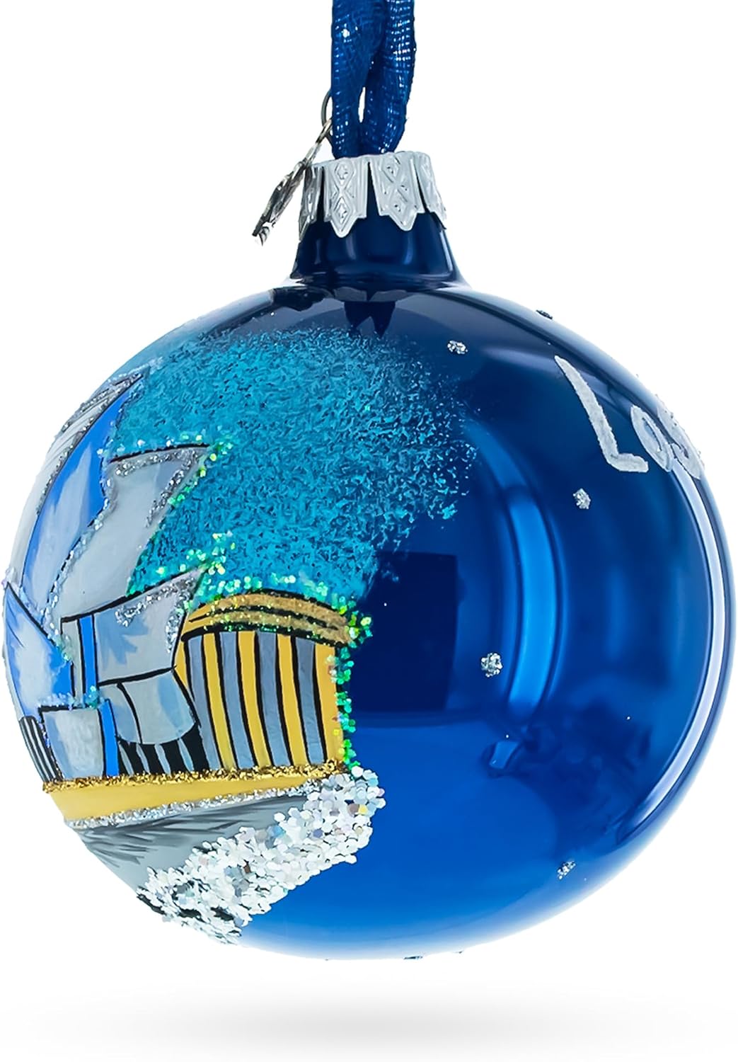 Concert Hall Los Angeles, California Glass Ball Christmas Ornament 3.25 Inches - Image 2