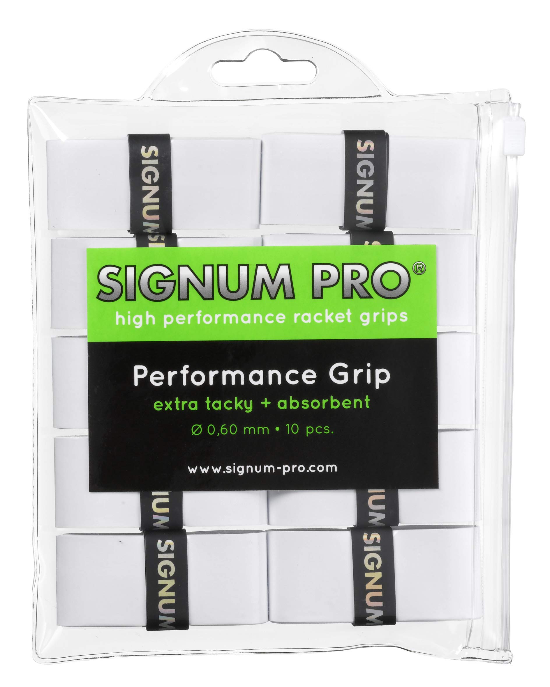 Signum ProPerformance Grip - Tennis Squash Badminton Racket Overgrips - 0.60mm - Pack of 10