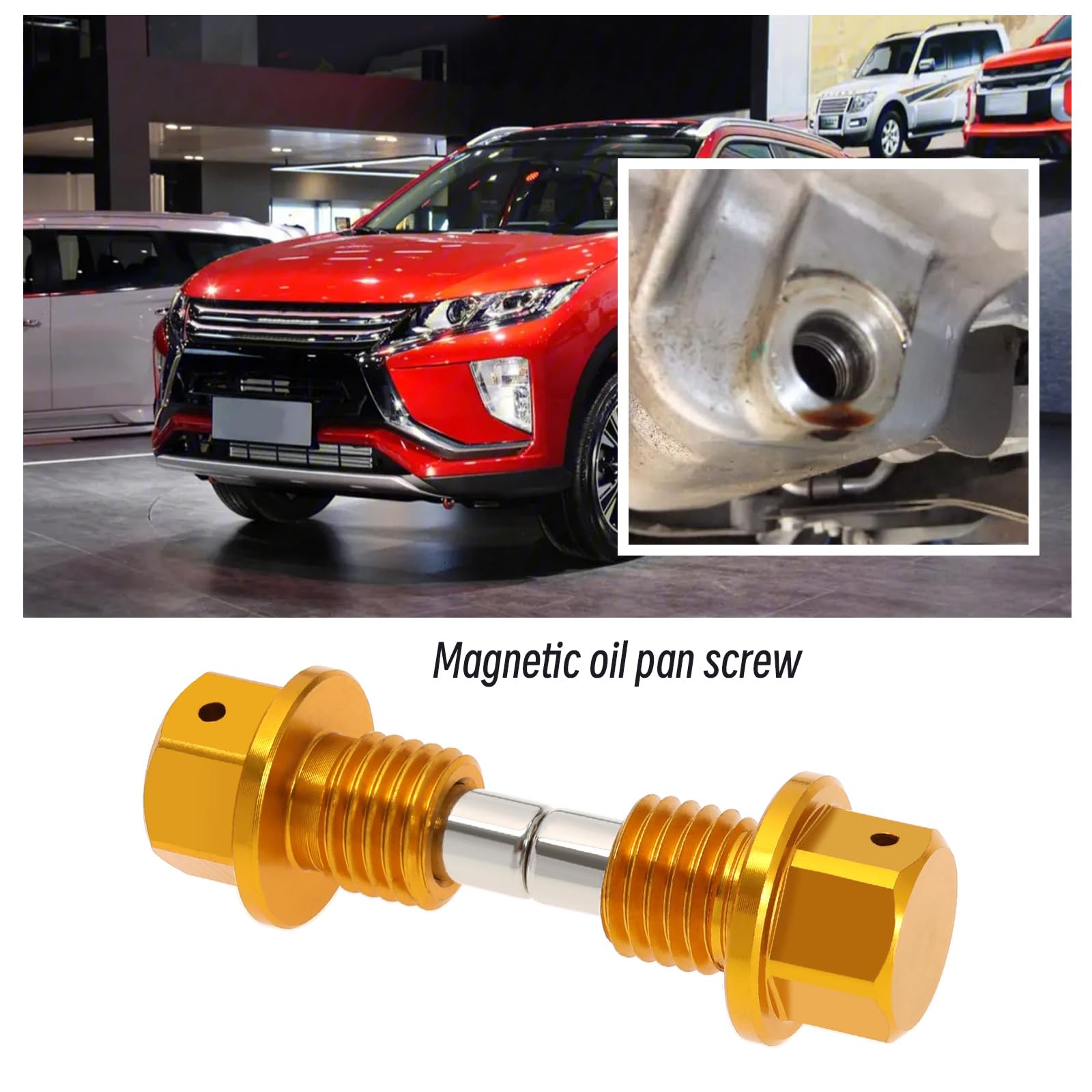 2 sztuki M12 x 1,5 korek spustowy oleju, część zamienna kompatybilna z BMW E90/E92/E93/E46/E39/318/320/325, stop aluminium