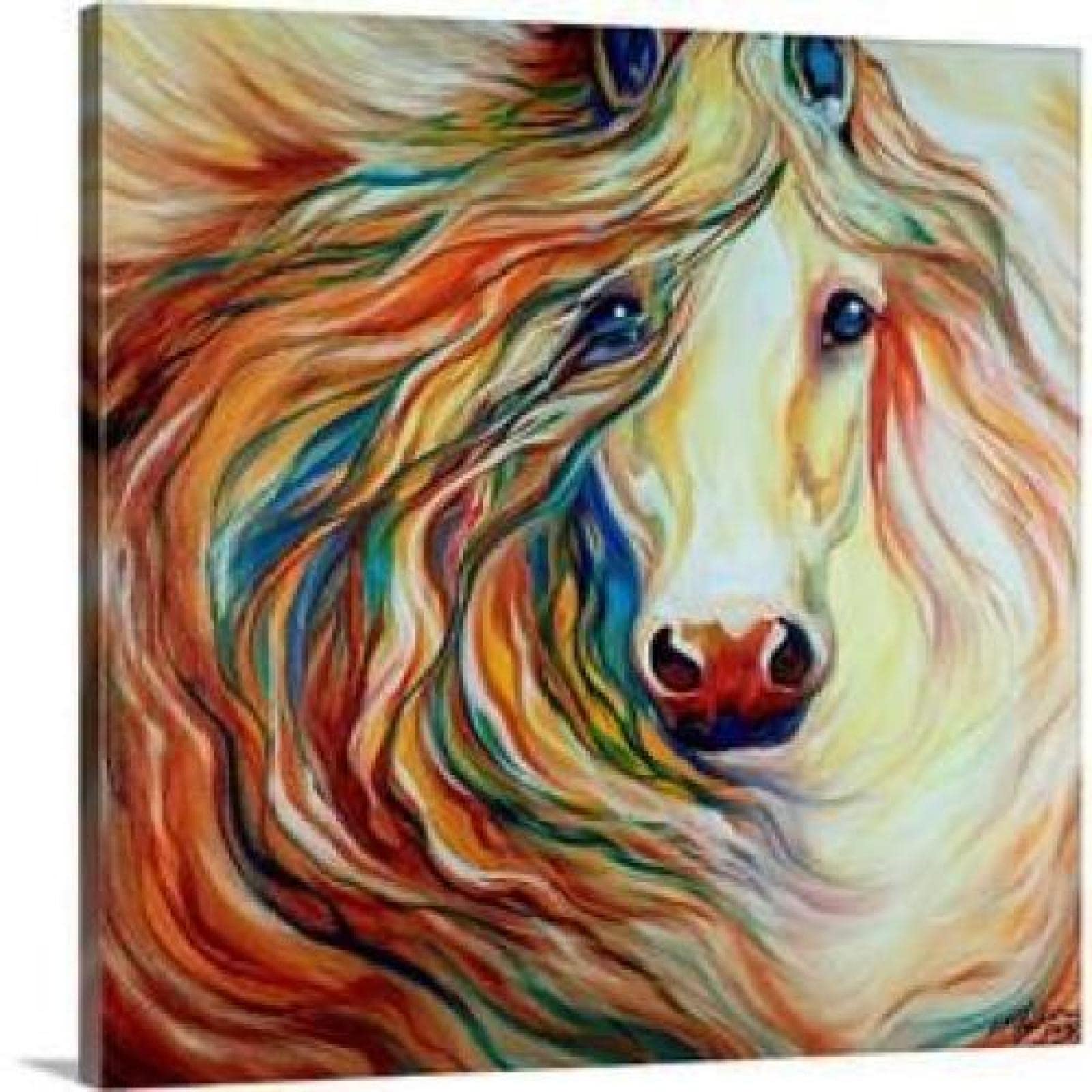 Peinture diamant 5D animal pour décoration murale salon et maison DIY