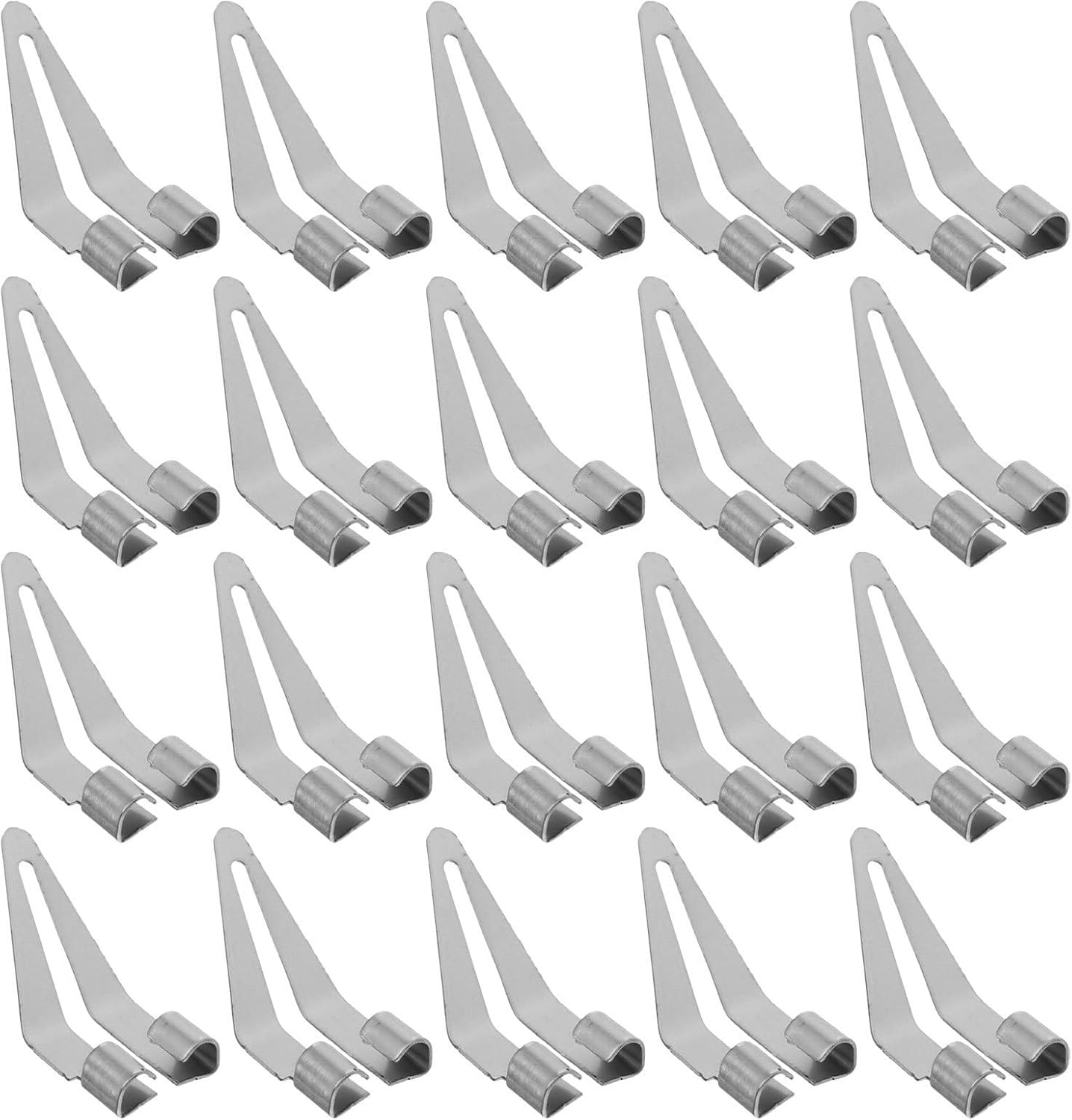 DOITOOL 20pcs Stainless Steel Welding Smooth Tip with Elbow for Car Bumper Repair Plastic Welding Tool Accessory Precise Temperature Control Fast Reliable Workshop Replacement