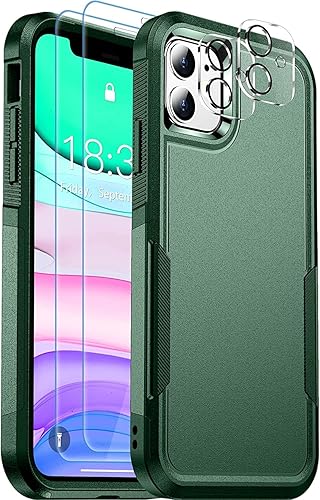 Miniatura 1 de SPIDERCASE Funda a prueba de golpes para iPhone 11, protección contra caídas de grado militar de 10 pies, con 2 piezas protector de pantalla de