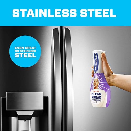 Miniatura 4 de Mr. Clean Freak - Paquete de spray de limpieza profunda para múltiples superficies, 1 iniciador + 1 recambio