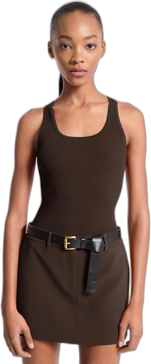 Women's Racer Back Scoop Neck Tank