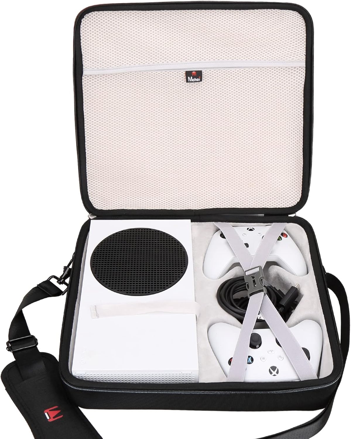 Mchoi Hard Carrying Case for Xbox Series S, Travel Case Storage Bag for Xbox Series S Console Wireless Controller & Gaming Accessories, Case only