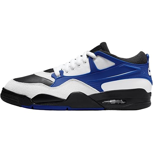 Air Jordan 4 RM Men's Shoes (White/Black/Deep Royal Blue)