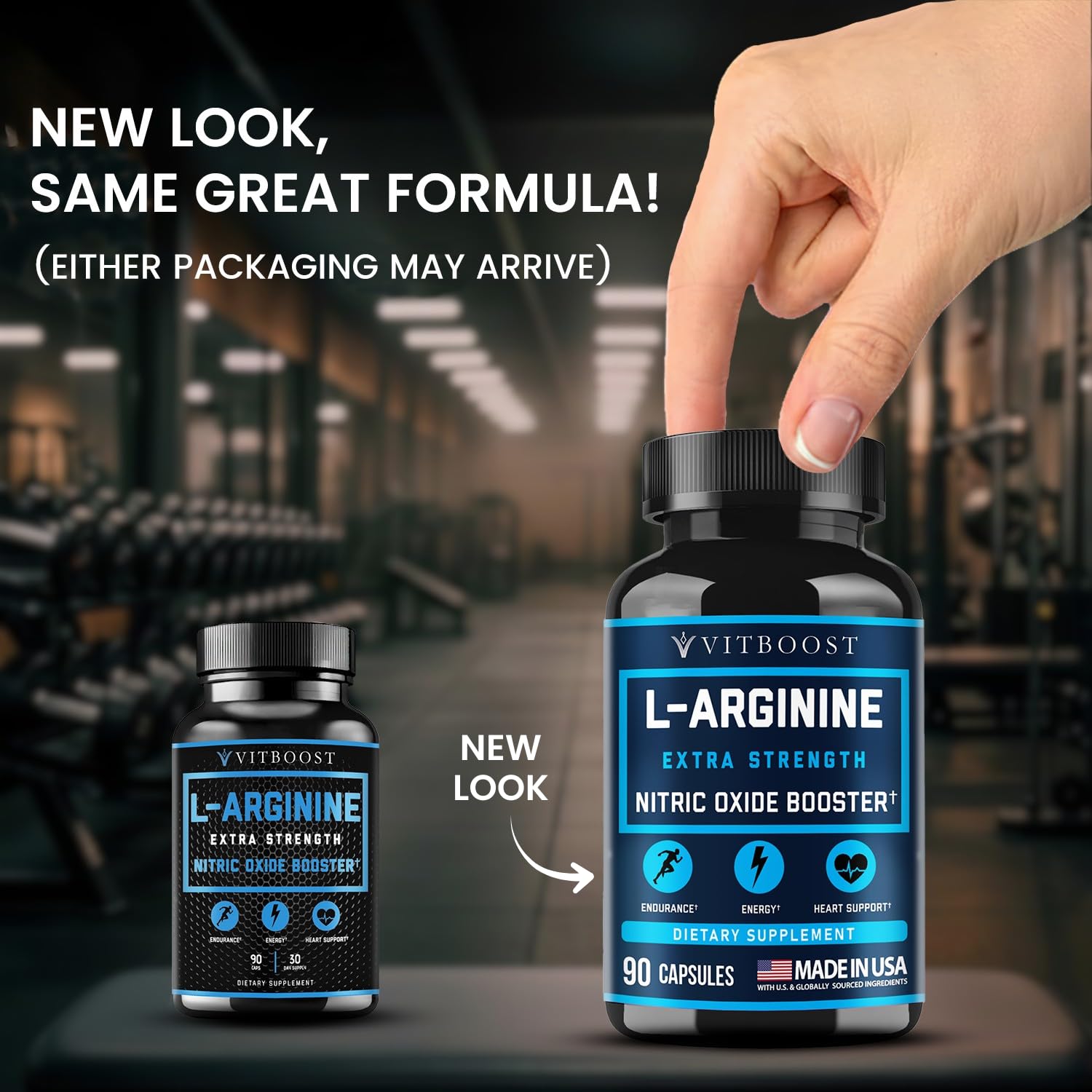 VITBOOST L Arginine Capsules with L-Citrulline 1500mg, 30 Days Supply, 90Ct — Amazon image 2
