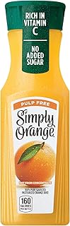Simply Orange Juice Pulp Free, 11.5 Fl Oz Bottle