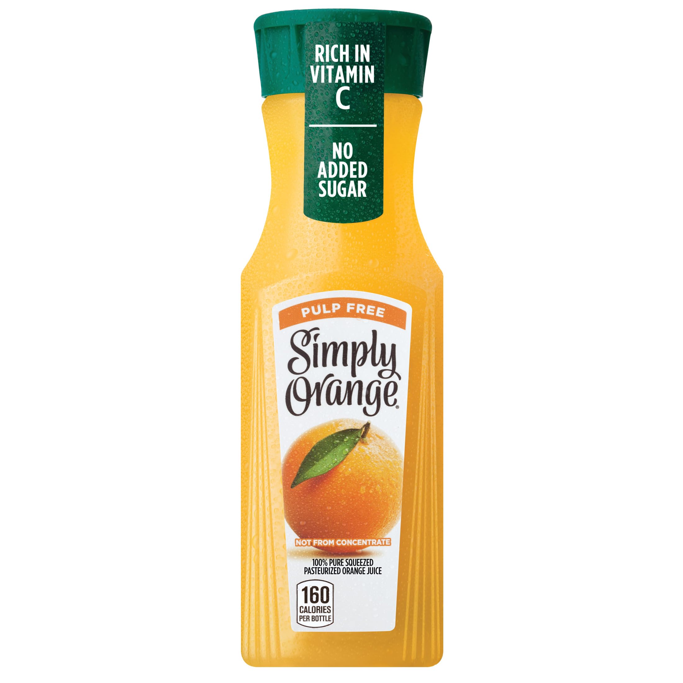 Simply Orange Juice Pulp Free, 11.5 Fl Oz Bottle