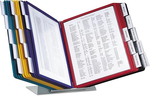 Miniatura 10 de Sistema de referencia Durable Vario (535710) de 10 paneles con superficies con protección antimicrobiana. Marco de color gris