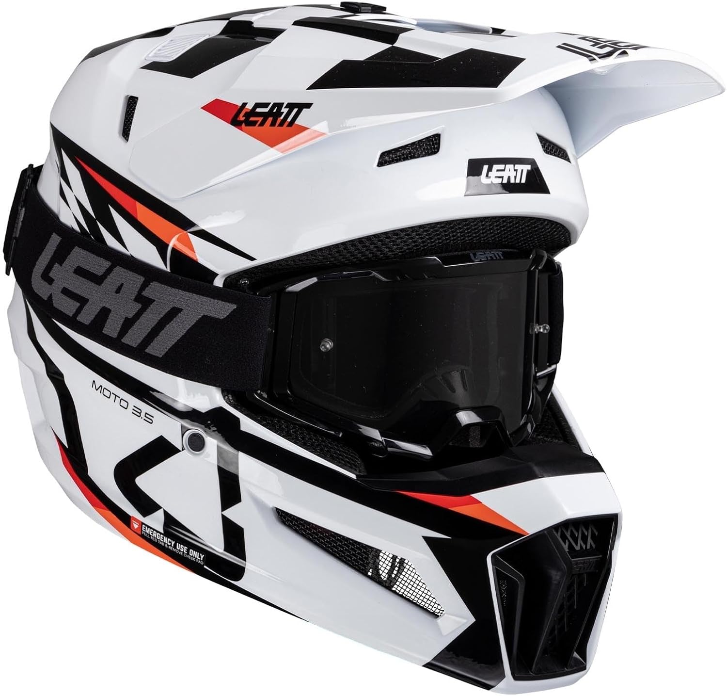 Leatt Moto 3.5 Composite Helmet with 3.5 Goggles Kit