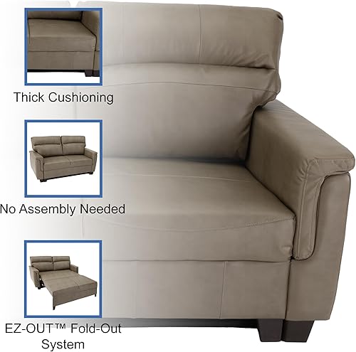 Miniatura 4 de RecPro Sofá cama RV Trifold de 68 pulgadas RV Loveseat  Sofá cama cama  Muebles RV  Sofá RV  Sofá RV (Putty)