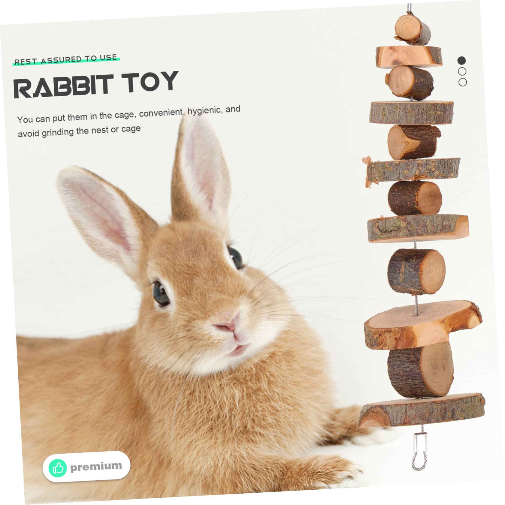 Beavorty 2sätze Kauspielzeug Für Kleintiere Teiliges Holzspielzeug Für Hamster Meerschweinchen Und Kaninchen Für Gesunde Zähne Und Spielspaß Mixed Style
