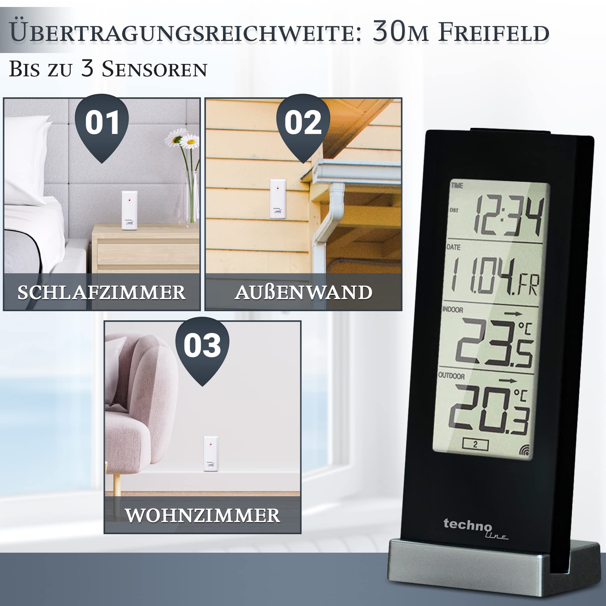 Technotrade Technoline WS 9767 Stazione di Temperatura