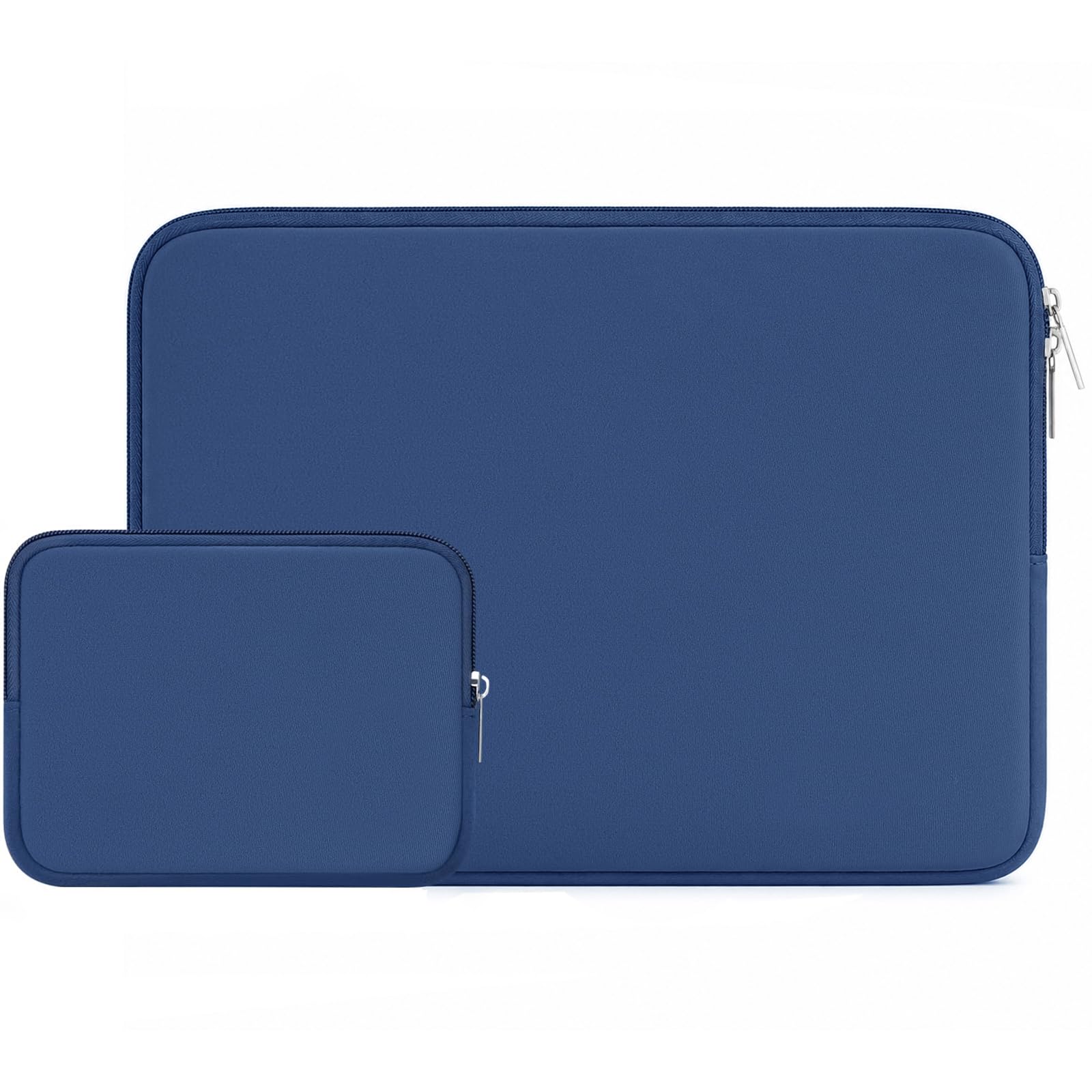 RAINYEAR Housse 15,6 Pouces Ordinateur Portable de Protection Sacoche Laptop Sleeve avec Accessoires Pochette Compatible pour 15,6 Pouces Notebook Computer Ultrabook Chromebook(Bleu Marin)