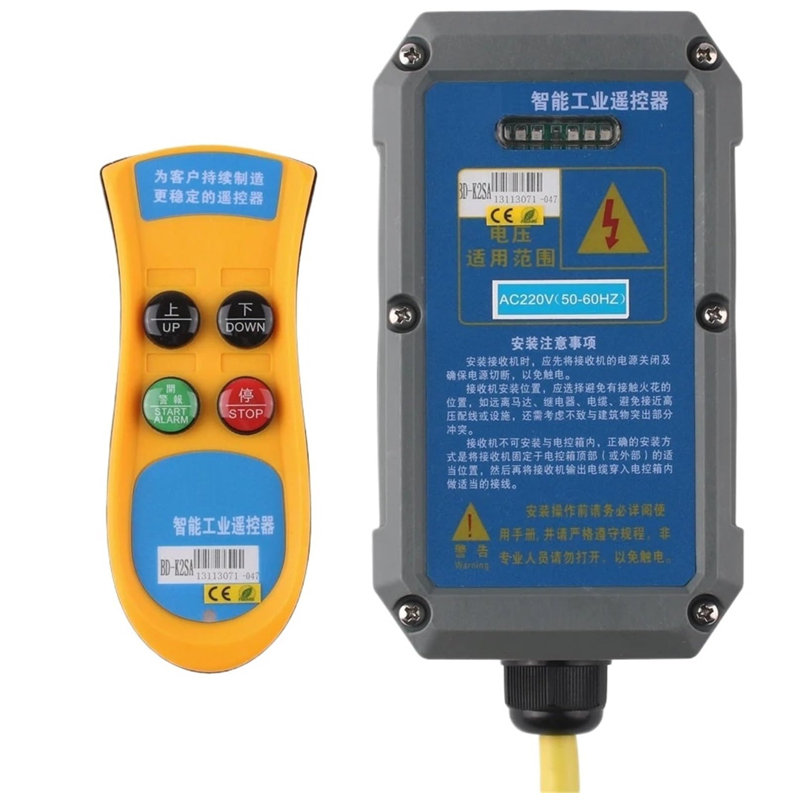 Controlador Remoto Industrial Inalámbrico F21-2S
