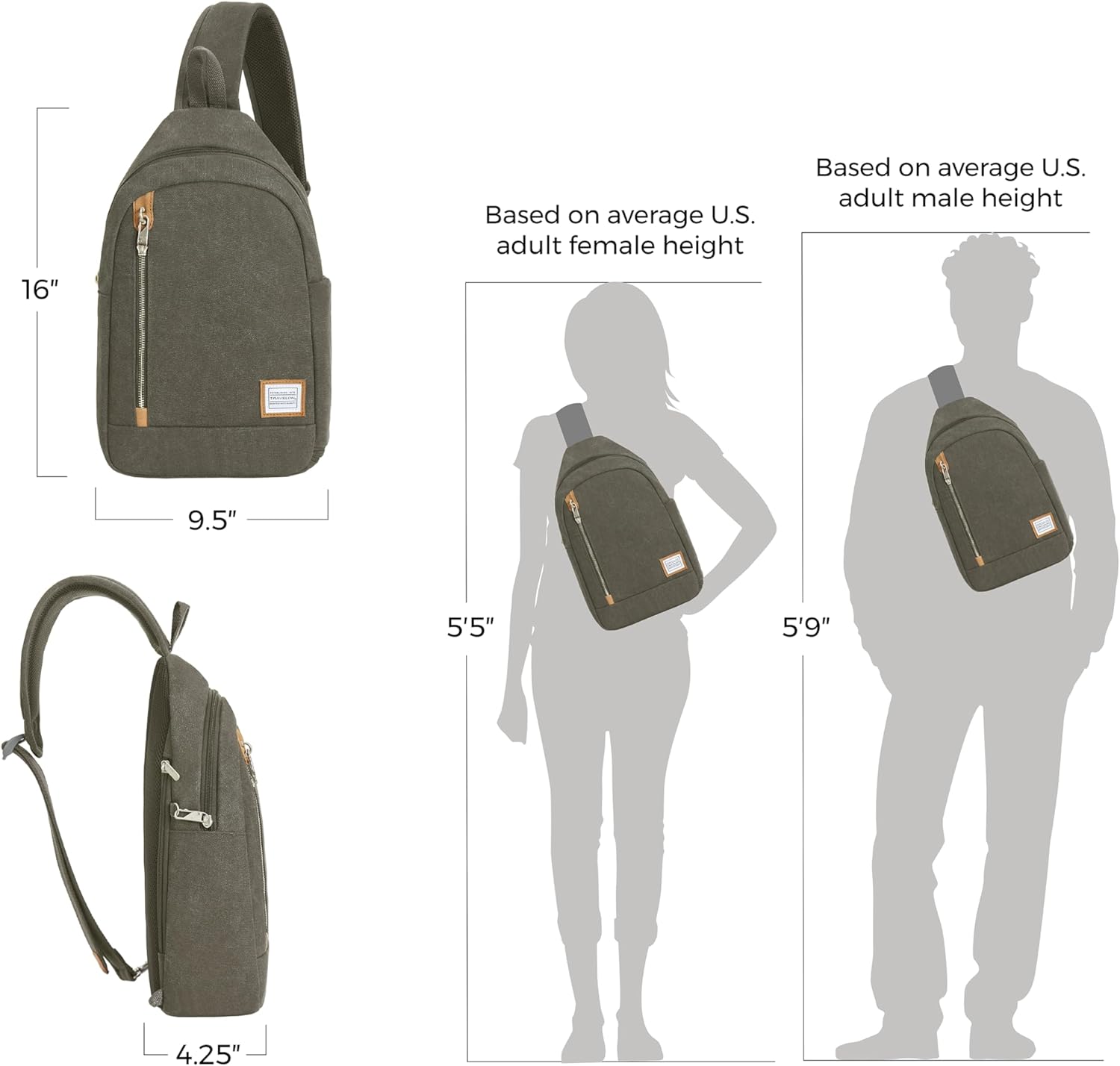 Travelon Anti-Theft Heritage Sling - Image 4