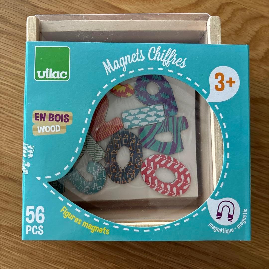 ヴィラック Vilac 木製 マグネットおもちゃ 56個 3歳以上