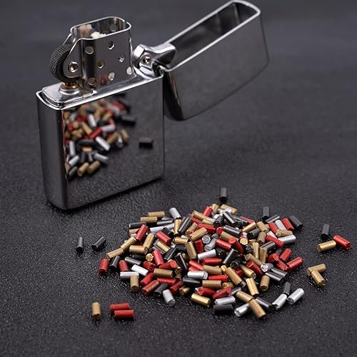 Miniatura 7 de 500 piezas de repuesto de pedernal para encendedor, pedernales de repuesto para encendedores, piedra de pedernal para encendedor de líquidos de