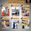 Contablue Rival Safety Boots for Men | Genuine Leather, Steel Toe | ISI Certified IS:15298 | Chemical & Oil Resistant, Anti-Skid | Heavy Duty Work Boots for Construction, Mining & Industrial Use (Brown, UK Footwear Size System, Adult, Men, Numeric, Medium, 8) gallery image