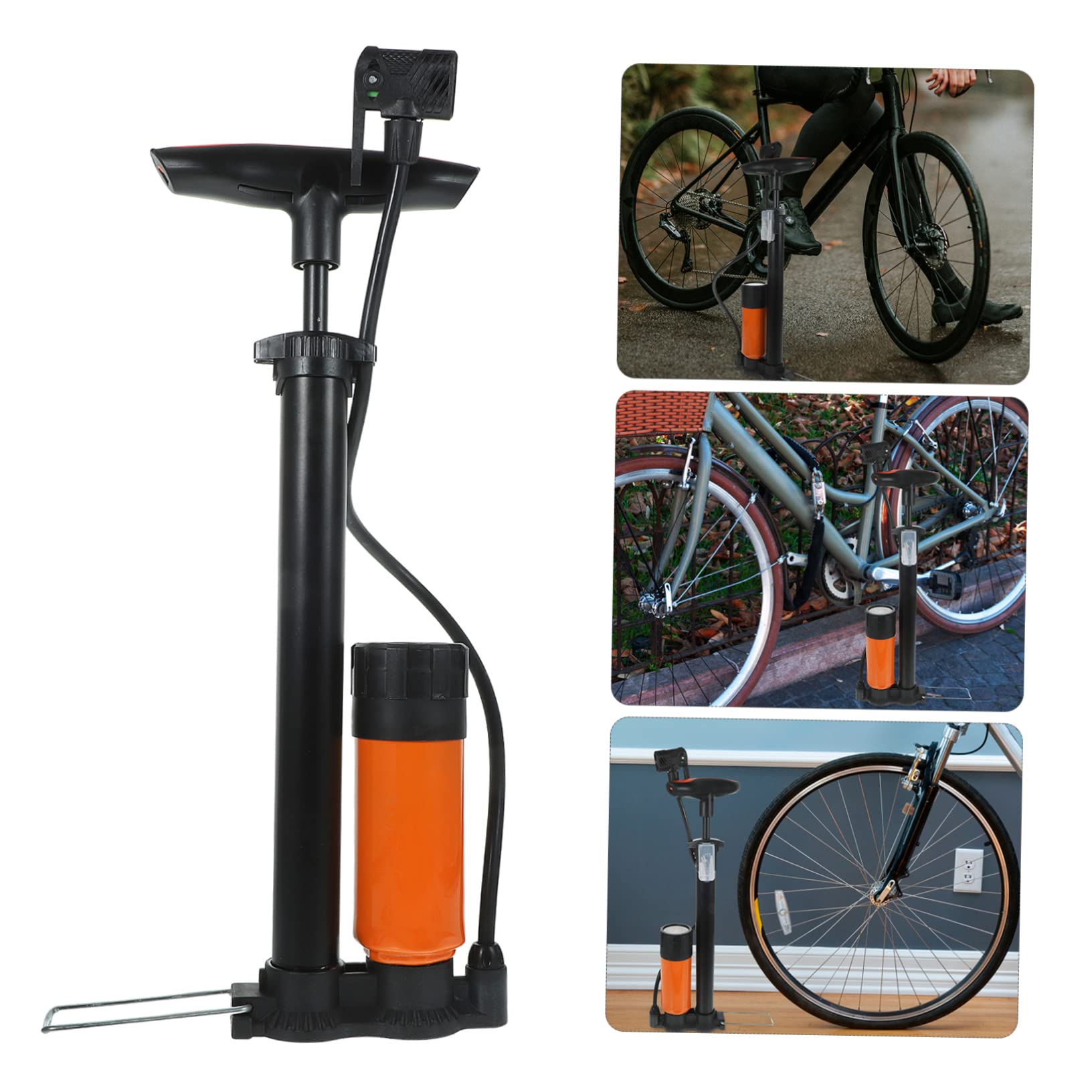 SOIMISS Bomba De Neumáticos De Alta Presión Inflador Vertical Portátil Bomba De Bicicleta Doméstica para Ciclismo Inflado De Bicicletas y Motocicletas Uso Casa