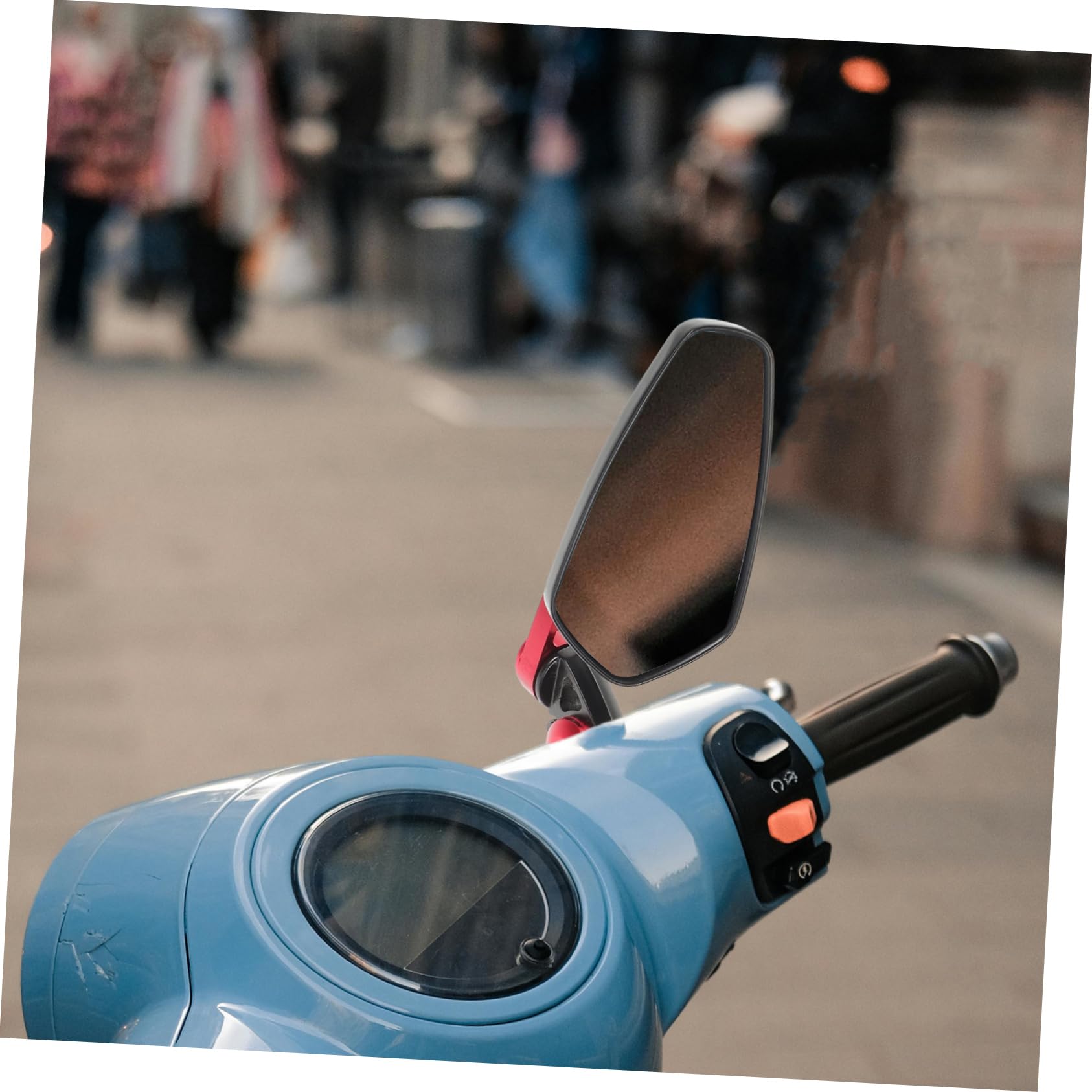 Espejo Ajustable para Aluminio de Aleación Retrovisor Motocicleta Ángulo de 22mm Manillar en Scooter y Bicicleta