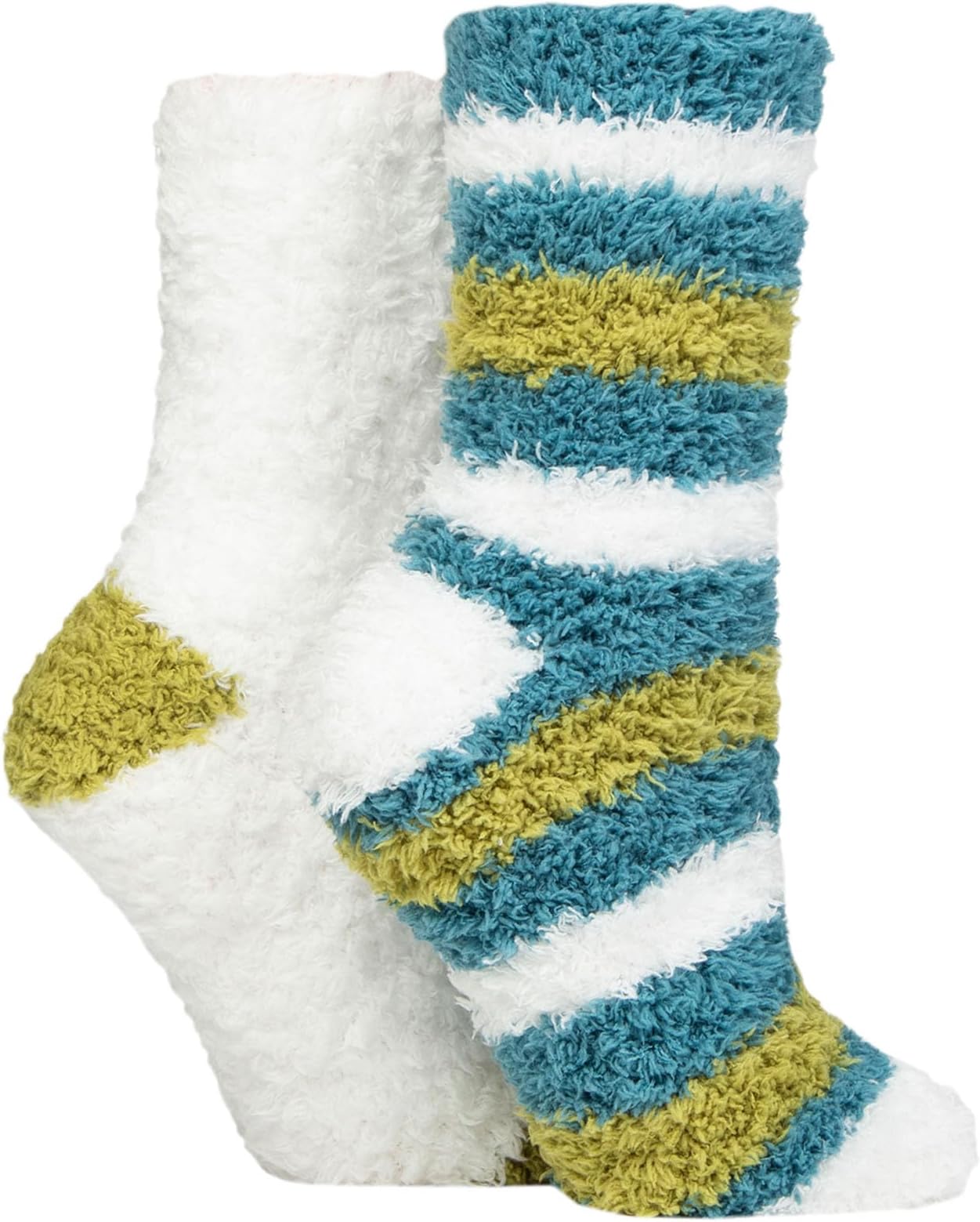 Ladies Fluffy and Cosy Blissful Bed Time Socks Pack of 2