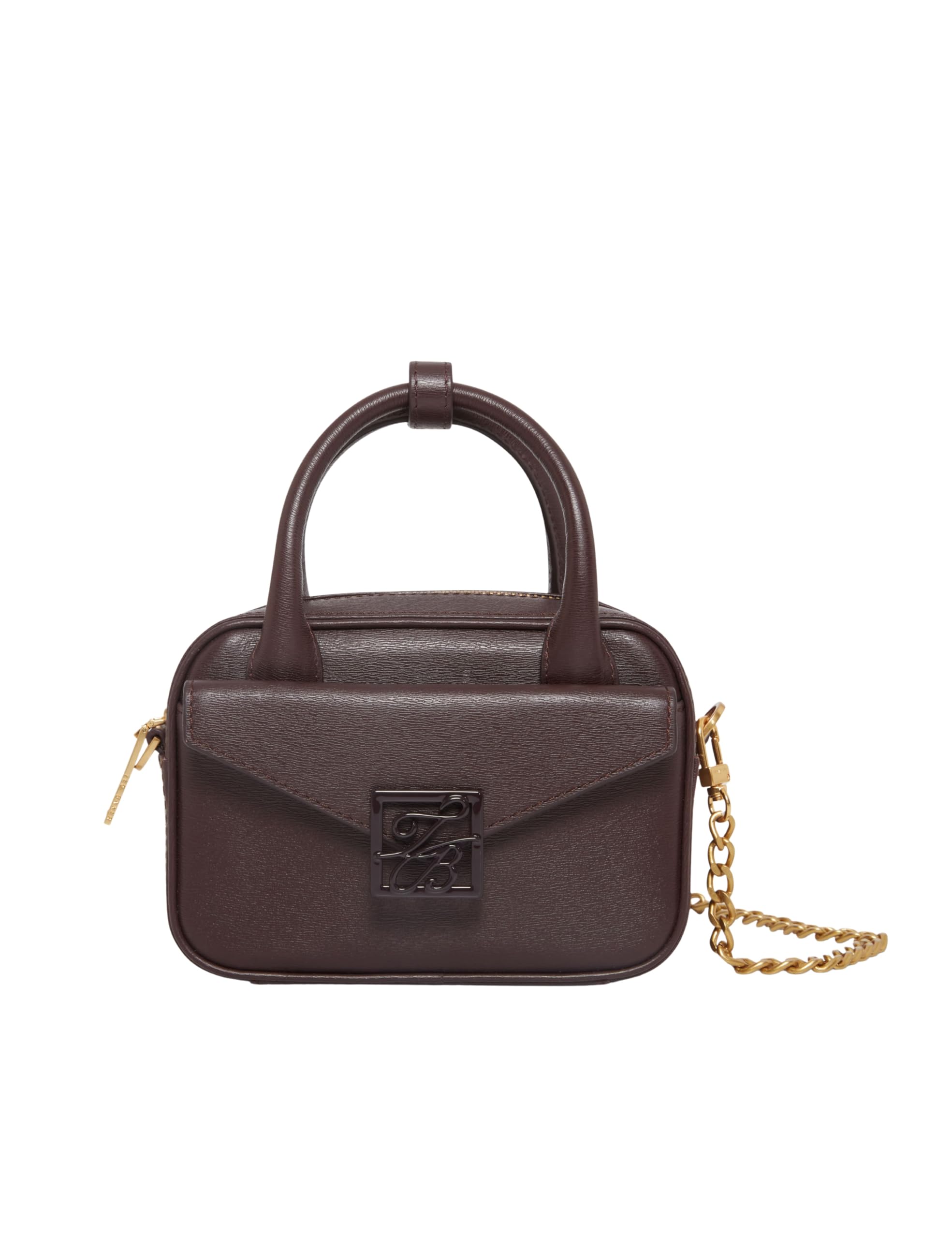Ted Baker London tb Detail mini Leather Crossbody Bag, Wine, one Size
