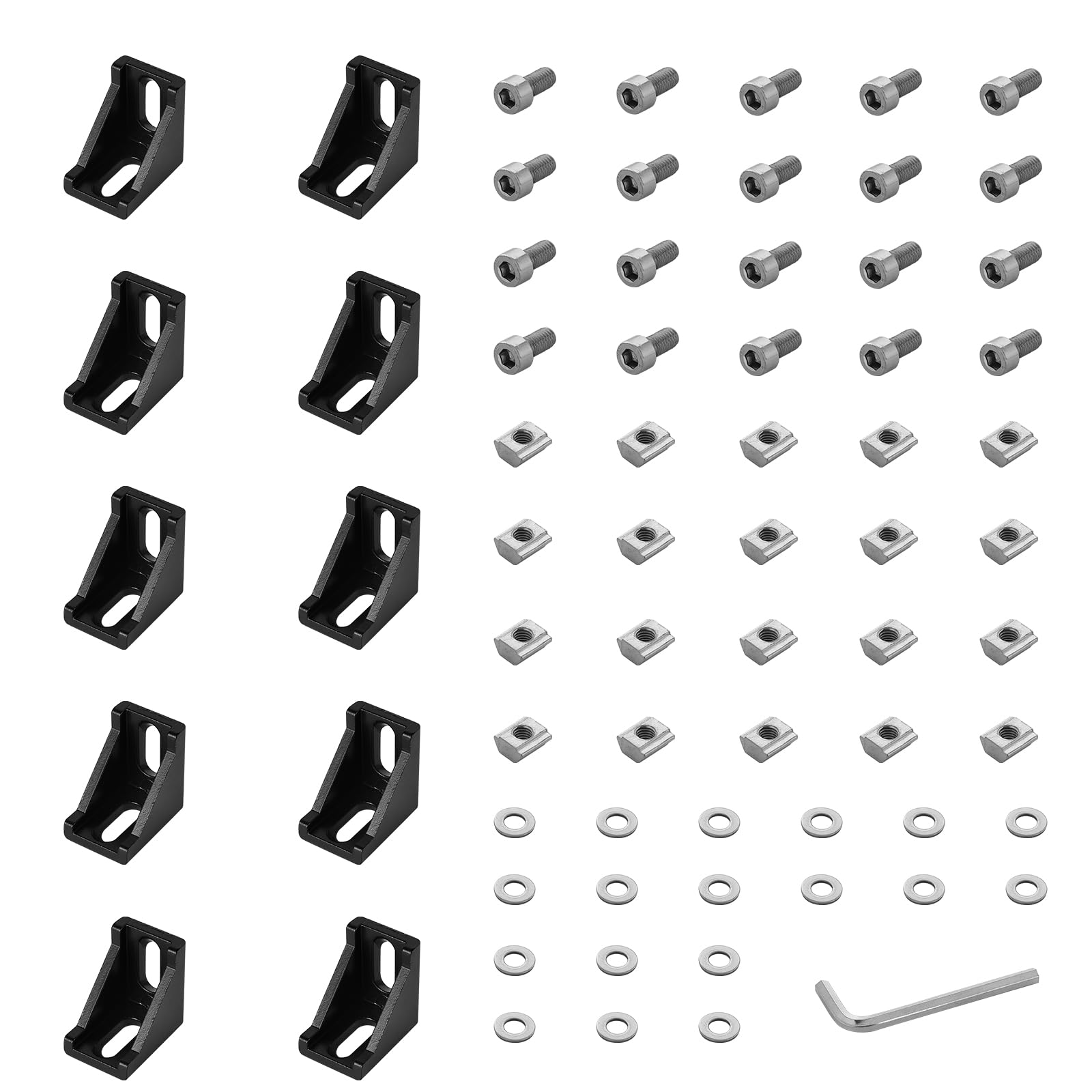 Funnytek 50PCS Kabelmanagement Schreibtisch, Kabelhalter Sel