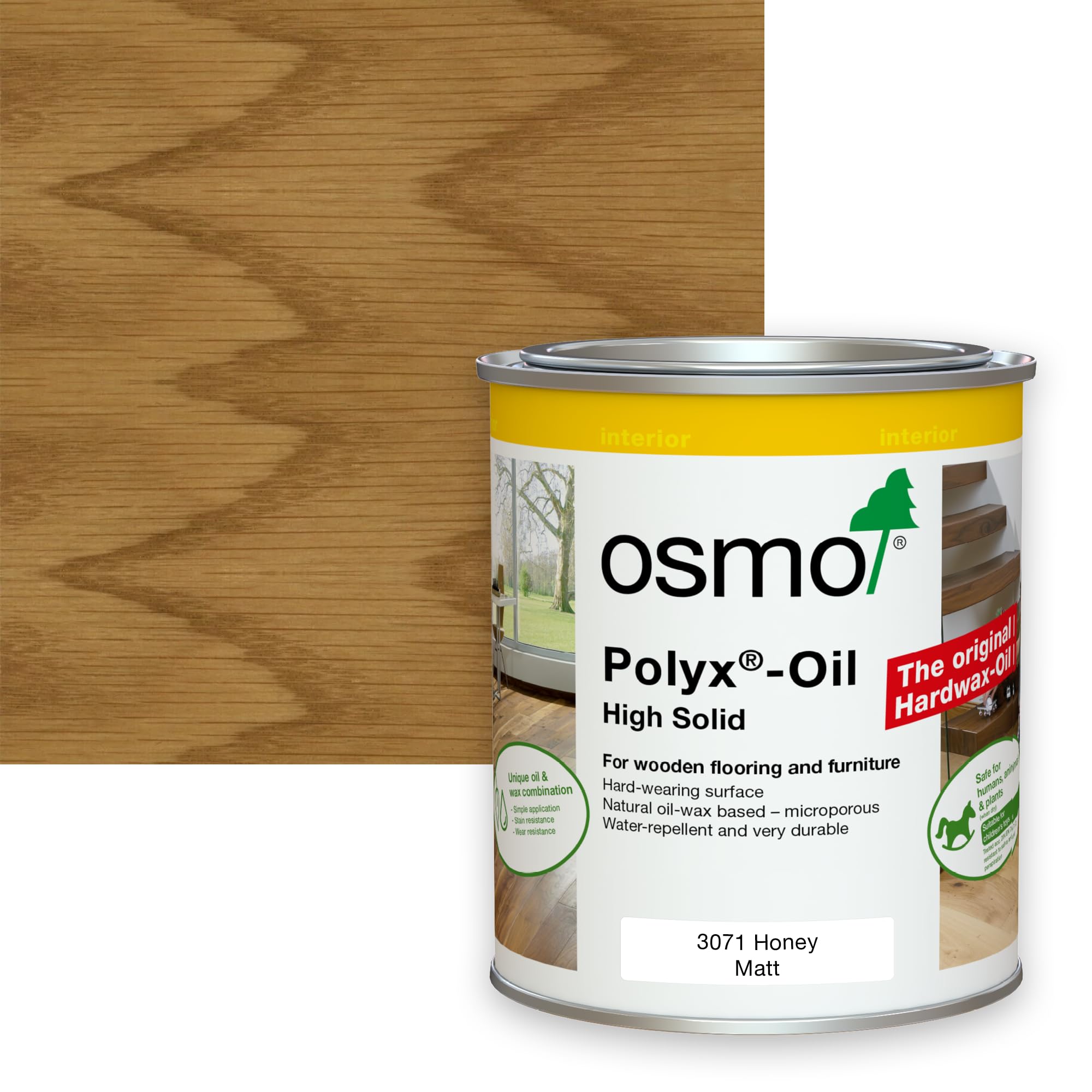 Ambience Hardwood Flooring 3071 Honey Osmo Polyx Oil Original Matt 375Ml,
