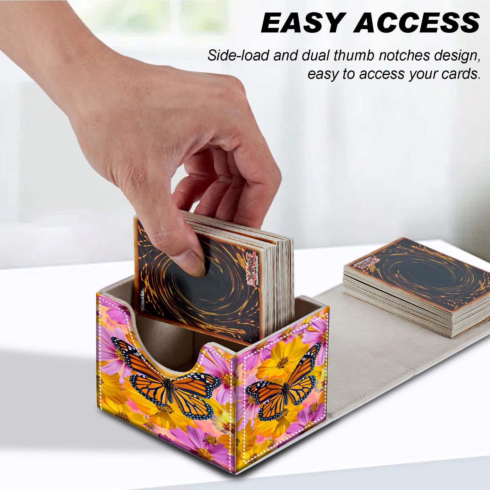 Caja De Cartas Mtg Commander Para Más De 100 Tarjetas Mage