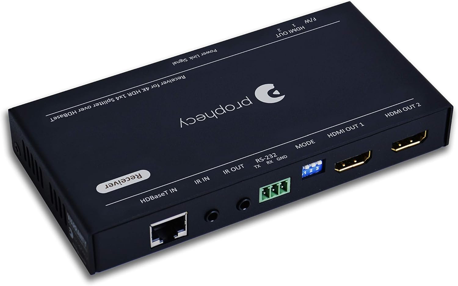Bіg Sаlе gofanco Prophecy 1x4 Receiver Box for HDBaseT HDMI Extender Splitter (PRO-HDBaseT4P Kit) 4K Over Cat5e/Cat6 - Additional Receiver Only, TAA Compliant